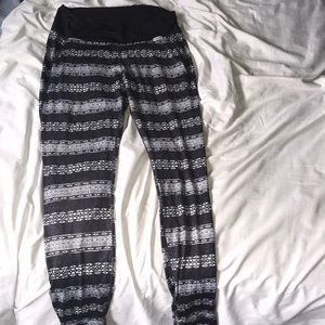 Full length patterned leggings